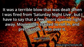 Englisches Zitat von Joan Cusack als Bild