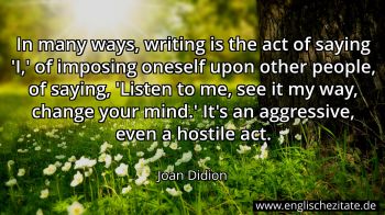 Englisches Zitat von Joan Didion als Bild