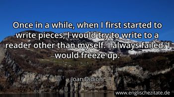 Englisches Zitat von Joan Didion als Bild