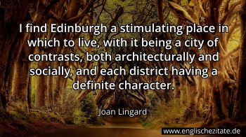 Englisches Zitat von Joan Lingard als Bild
