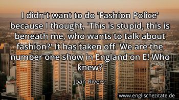 Englisches Zitat von Joan Rivers als Bild