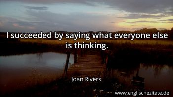 Englisches Zitat von Joan Rivers als Bild