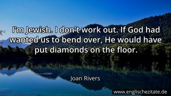 Englisches Zitat von Joan Rivers als Bild