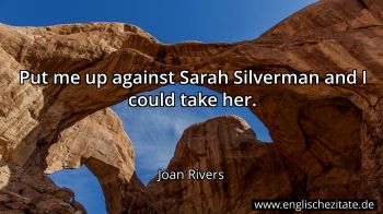 Englisches Zitat von Joan Rivers als Bild