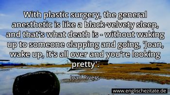 Englisches Zitat von Joan Rivers als Bild