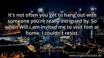 Englisches Zitat von Joanna Lumley als Bild
