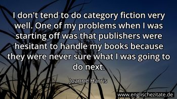 Englisches Zitat von Joanne Harris als Bild