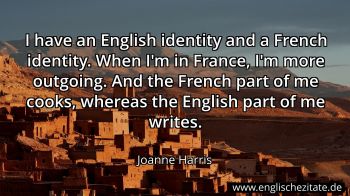 Englisches Zitat von Joanne Harris als Bild