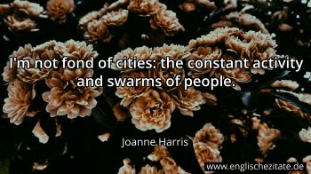 Englisches Zitat von Joanne Harris als Bild