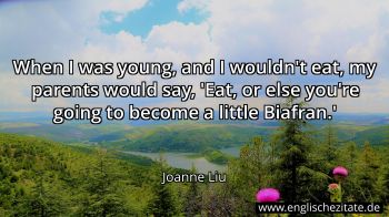 Englisches Zitat von Joanne Liu als Bild