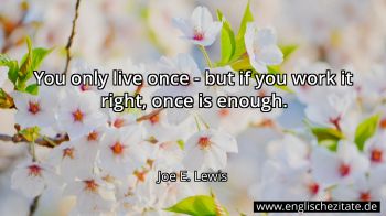 Englisches Zitat von Joe E. Lewis als Bild