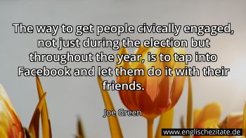 Englisches Zitat von Joe Green als Bild