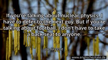 Englisches Zitat von Joe Greene als Bild