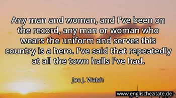 Englisches Zitat von Joe J. Walsh als Bild