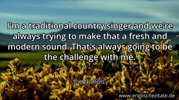 Englisches Zitat von Joe Nichols als Bild