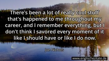 Englisches Zitat von Joe Nichols als Bild