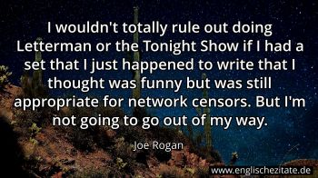 Englisches Zitat von Joe Rogan als Bild