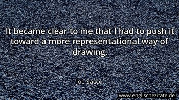 Englisches Zitat von Joe Sacco als Bild