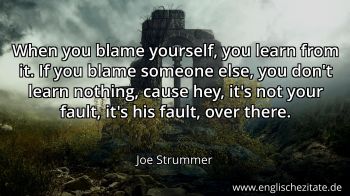 Englisches Zitat von Joe Strummer als Bild