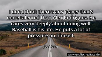 Englisches Zitat von Joe Torre als Bild