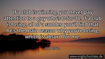 Englisches Zitat von Joe Torre als Bild