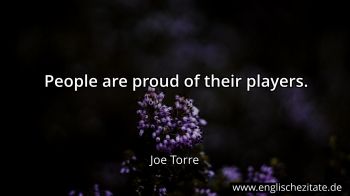 Englisches Zitat von Joe Torre als Bild