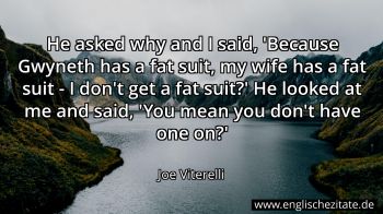 Englisches Zitat von Joe Viterelli als Bild