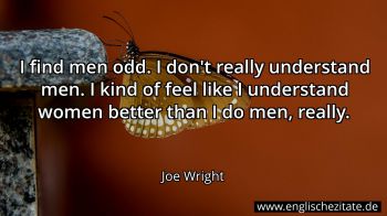 Englisches Zitat von Joe Wright als Bild