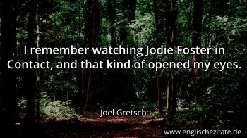Englisches Zitat von Joel Gretsch als Bild
