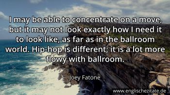 Englisches Zitat von Joey Fatone als Bild