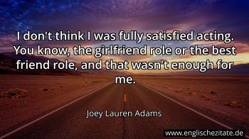 Englisches Zitat von Joey Lauren Adams als Bild