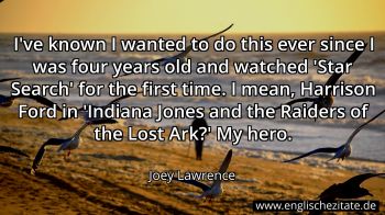 Englisches Zitat von Joey Lawrence als Bild
