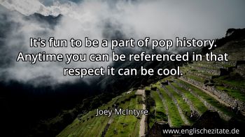 Englisches Zitat von Joey McIntyre als Bild