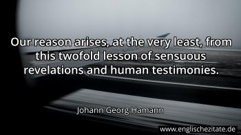 Englisches Zitat von Johann Georg Hamann als Bild