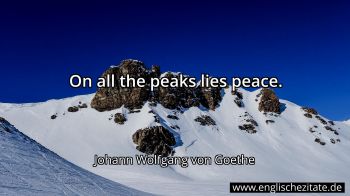 Englisches Zitat von Johann Wolfgang von Goethe als Bild