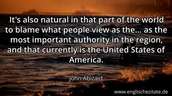Englisches Zitat von John Abizaid als Bild