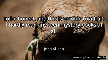 Englisches Zitat von John Allison als Bild