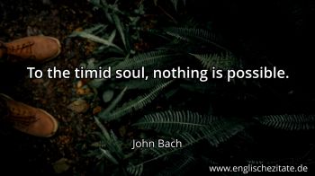 Englisches Zitat von John Bach als Bild