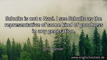 Englisches Zitat von John Banner als Bild