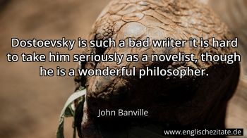 Englisches Zitat von John Banville als Bild