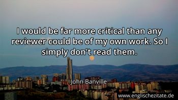 Englisches Zitat von John Banville als Bild