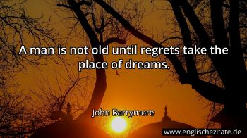 Englisches Zitat von John Barrymore als Bild
