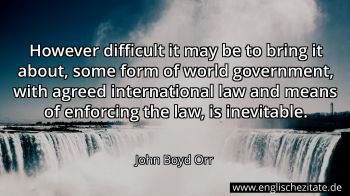 Englisches Zitat von John Boyd Orr als Bild