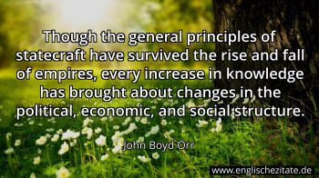Englisches Zitat von John Boyd Orr als Bild