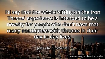 Englisches Zitat von John Bradley-West als Bild