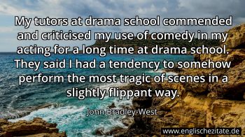 Englisches Zitat von John Bradley-West als Bild