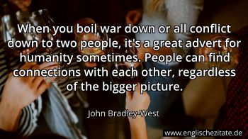 Englisches Zitat von John Bradley-West als Bild