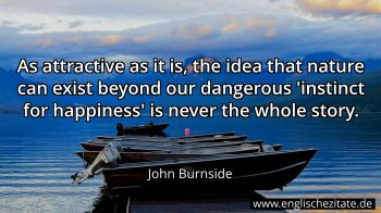 Englisches Zitat von John Burnside als Bild