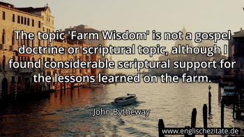 Englisches Zitat von John Bytheway als Bild