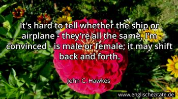 Englisches Zitat von John C. Hawkes als Bild